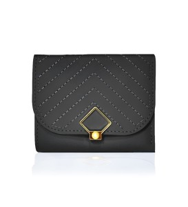 Women's Stylish PU Leather Mini Wallet Card Holder