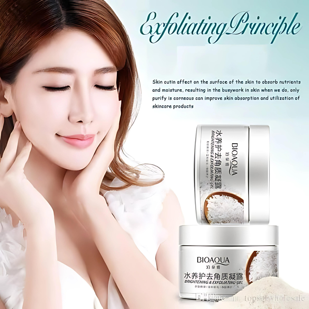BIOAQUA Brightening & Exfoliating Rice Gel Face Scrub