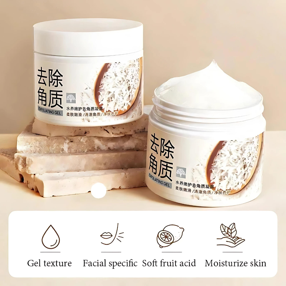 BIOAQUA Brightening & Exfoliating Rice Gel Face Scrub