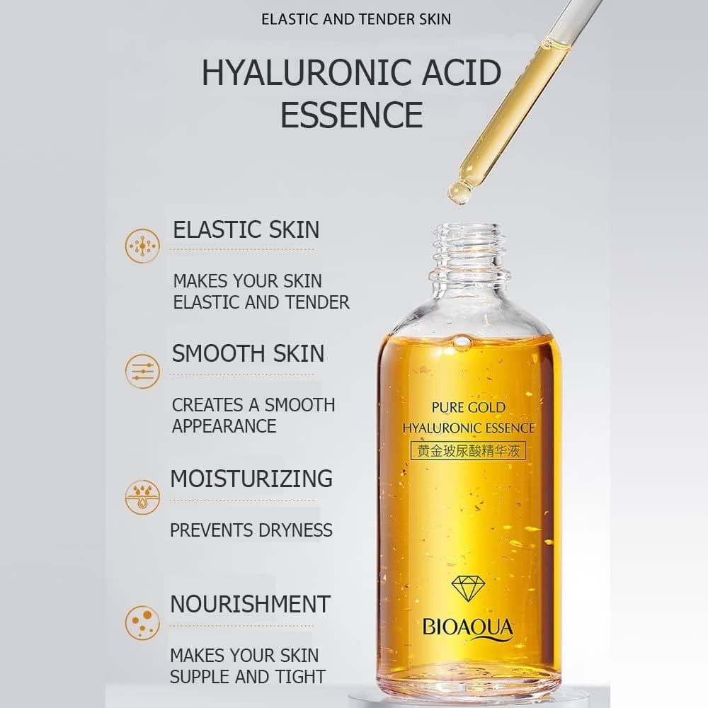 Bioaqua 24K Gold Hyaluronic Essence Face Serum